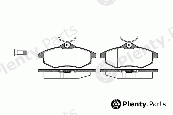  REMSA part 0881.00 (088100) Brake Pad Set, disc brake
