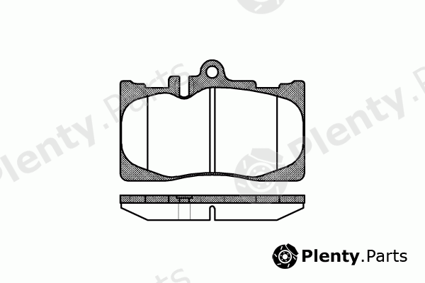  REMSA part 0890.00 (089000) Brake Pad Set, disc brake
