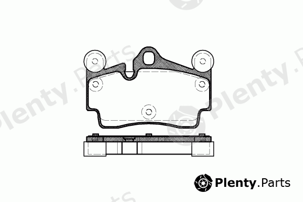  REMSA part 0996.00 (099600) Brake Pad Set, disc brake