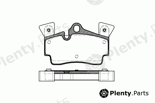  REMSA part 0996.10 (099610) Brake Pad Set, disc brake