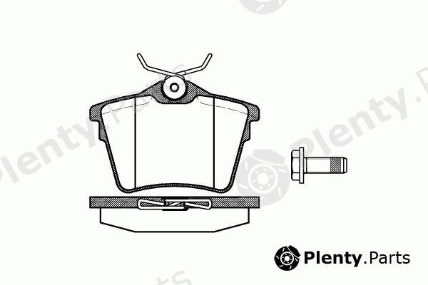  REMSA part 1103.00 (110300) Brake Pad Set, disc brake