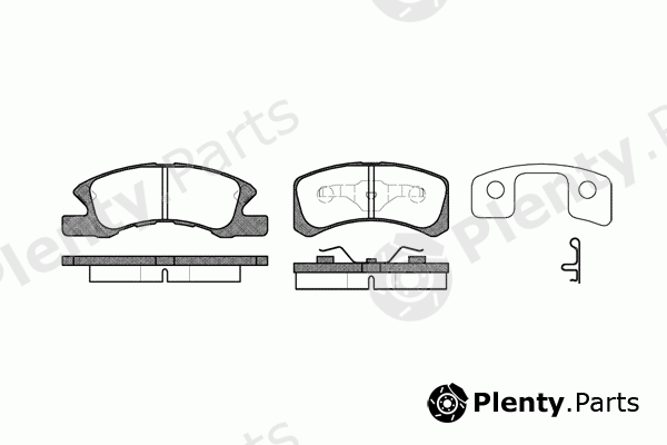  REMSA part 1111.02 (111102) Brake Pad Set, disc brake
