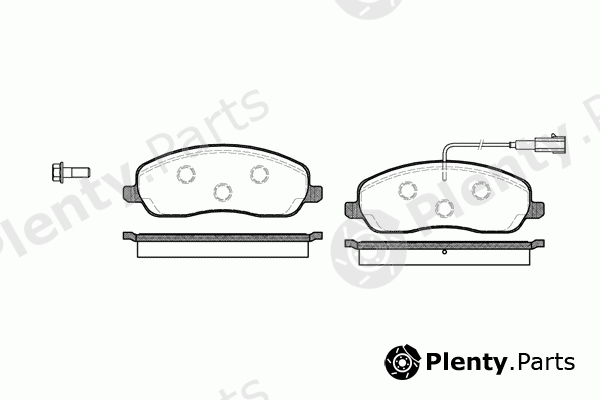  REMSA part 1146.02 (114602) Brake Pad Set, disc brake