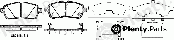  REMSA part 1281.02 (128102) Brake Pad Set, disc brake