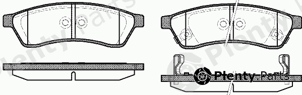  REMSA part 1349.02 (134902) Brake Pad Set, disc brake