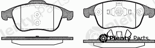  REMSA part 1350.00 (135000) Brake Pad Set, disc brake