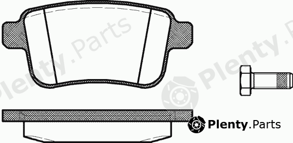  REMSA part 1352.00 (135200) Brake Pad Set, disc brake