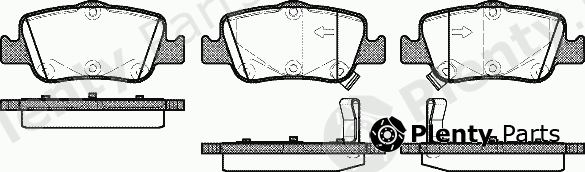  REMSA part 1356.02 (135602) Brake Pad Set, disc brake