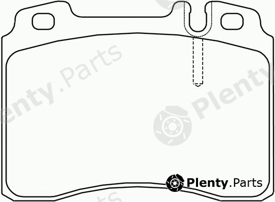  PAGID part T1036 Brake Pad Set, disc brake
