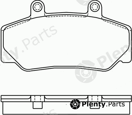  PAGID part T9011 Brake Pad Set, disc brake