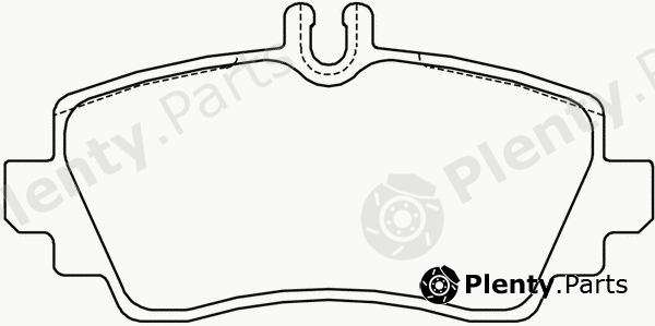  PAGID part T5110 Brake Pad Set, disc brake