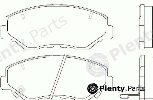  PAGID part T1333 Brake Pad Set, disc brake