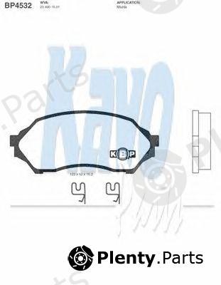  KAVO PARTS part BP-4532 (BP4532) Brake Pad Set, disc brake