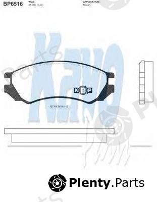  KAVO PARTS part BP-6516 (BP6516) Brake Pad Set, disc brake