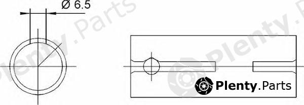  GLYCO part 55-3567SEMI (553567SEMI) Small End Bushes, connecting rod
