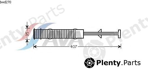  AVA QUALITY COOLING part BWD270 Dryer, air conditioning