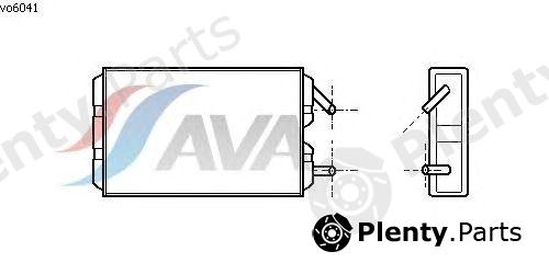  AVA QUALITY COOLING part VO6041 Heat Exchanger, interior heating