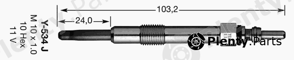  NGK part 3413 Glow Plug