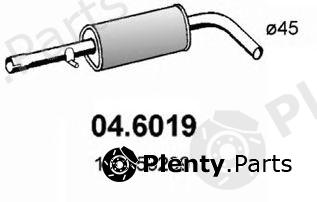  ASSO part 04.6019 (046019) Middle Silencer