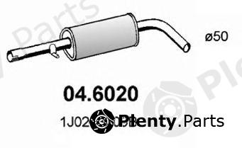  ASSO part 04.6020 (046020) Middle Silencer