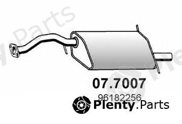  ASSO part 07.7007 (077007) End Silencer