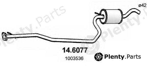  ASSO part 14.6077 (146077) Middle Silencer