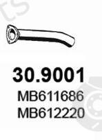  ASSO part 30.9001 (309001) Exhaust Pipe