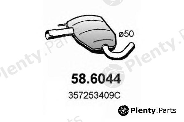  ASSO part 58.6044 (586044) Middle Silencer