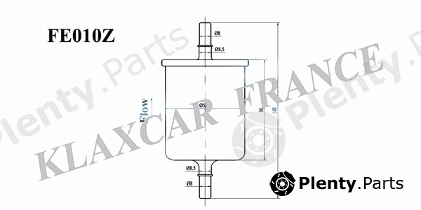 KLAXCAR FRANCE part FE010z (FE010Z) Fuel filter