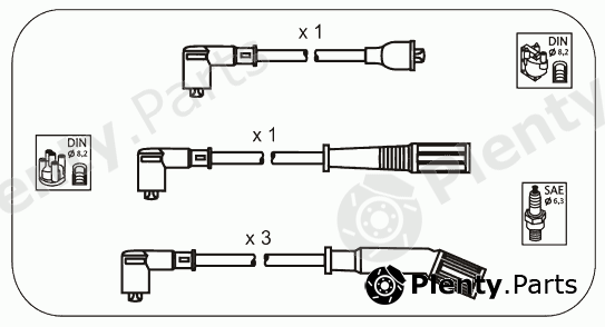  JANMOR part FAS30 Ignition Cable Kit