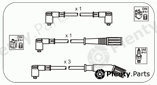  JANMOR part FAS33 Ignition Cable Kit