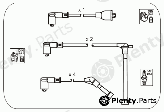  JANMOR part JP140 Ignition Cable Kit