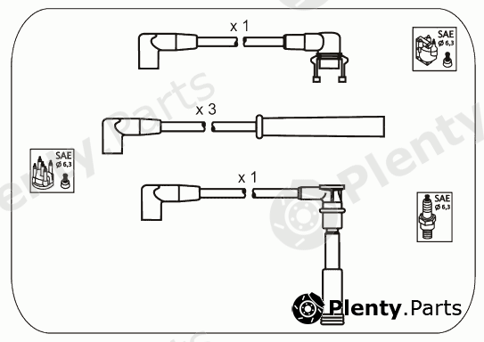  JANMOR part RB27 Ignition Cable Kit