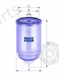  UNICO FILTER part FI9196/19 (FI919619) Fuel filter