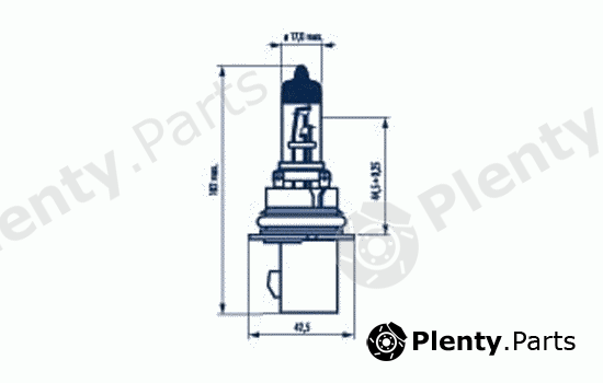  NARVA part 48629 Bulb, spotlight; Bulb, headlight; Bulb, fog light; Bulb, headlight; Bulb, spotlight; Bulb, fog light