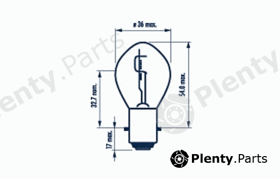  NARVA part 49531 Bulb, spotlight; Bulb, headlight; Bulb, headlight; Bulb, spotlight