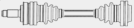  SPIDAN part 23760 Drive Shaft