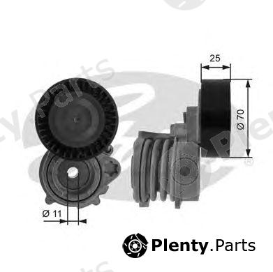  GATES part T38384 Tensioner Pulley, v-ribbed belt
