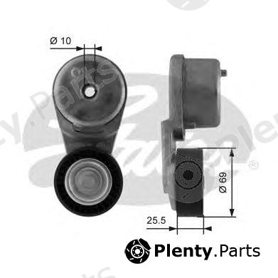  GATES part T38471 Tensioner Pulley, v-ribbed belt