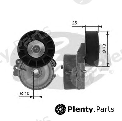  GATES part T38477 Tensioner Pulley, v-ribbed belt