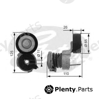  GATES part T39021 Tensioner Pulley, v-ribbed belt