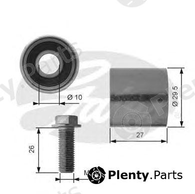  GATES part T42019 Deflection/Guide Pulley, timing belt