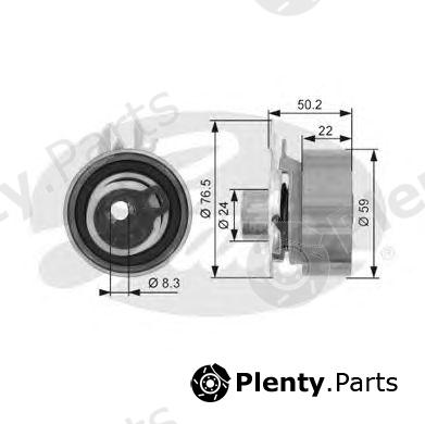  GATES part T43070 Tensioner Pulley, timing belt