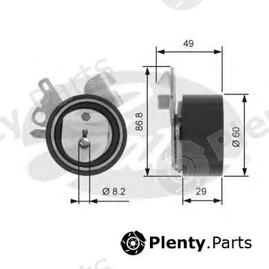  GATES part T43074 Tensioner Pulley, timing belt