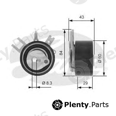 GATES part T43089 Tensioner Pulley, timing belt