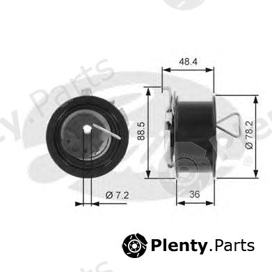  GATES part T43091 Tensioner Pulley, timing belt