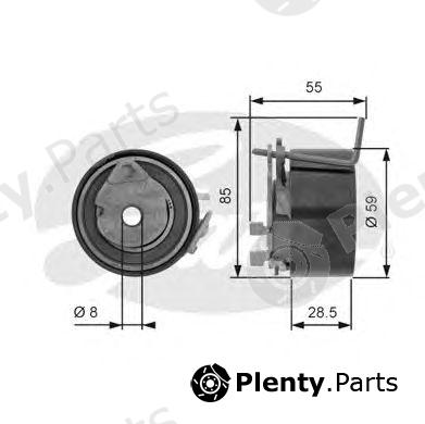  GATES part T43126 Tensioner Pulley, timing belt