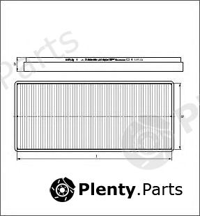  KNECHT part LA74 Filter, interior air