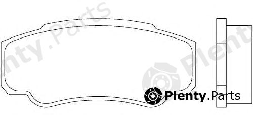  TEXTAR part 2392101 Brake Pad Set, disc brake