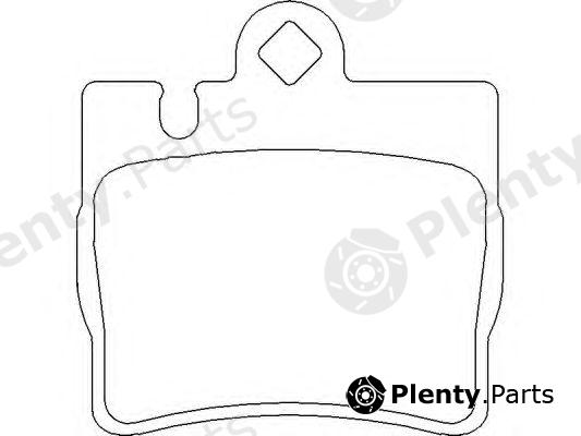  TEXTAR part 2307801 Brake Pad Set, disc brake